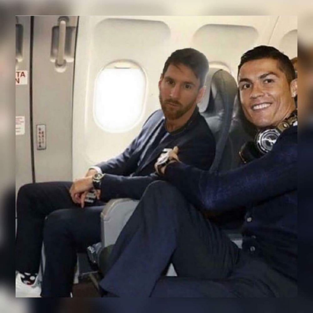 10 Meme Ronaldo-Messi pulang bareng ini kocaknya ngeselin gimana gitu