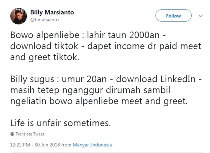 10 Cuitan warga Twitter membahas Bowo Alpenliebe ini bikin cekikikan