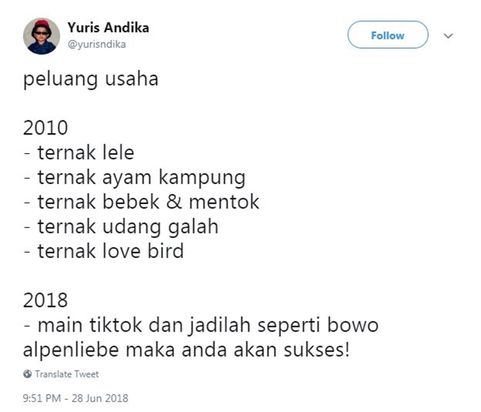10 Cuitan warga Twitter membahas Bowo Alpenliebe ini bikin cekikikan