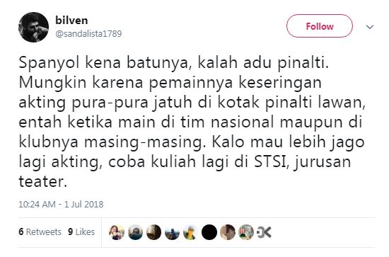 11 Analisis warganet soal penyebab kekalahan Spanyol ini bikin ngakak