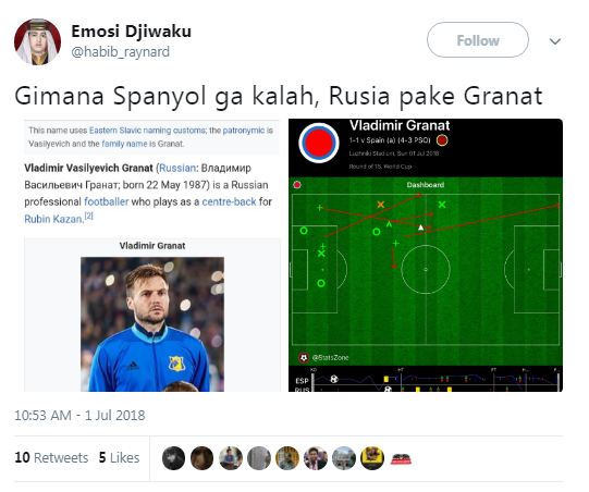 11 Analisis warganet soal penyebab kekalahan Spanyol ini bikin ngakak
