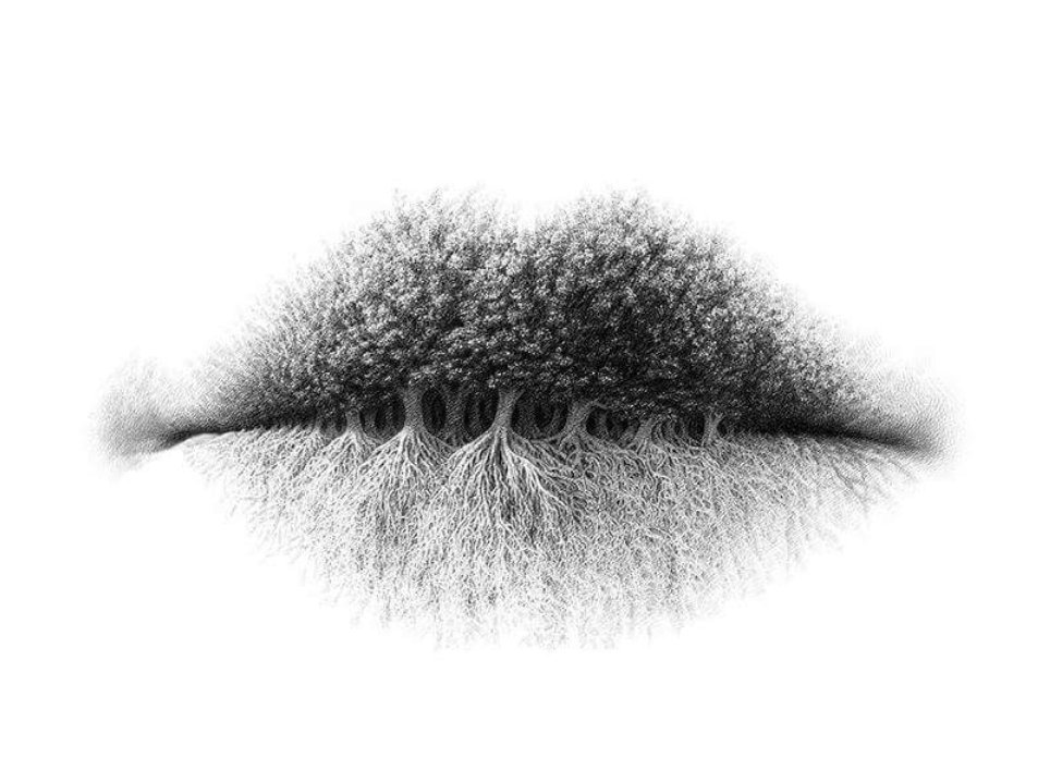 Bibir, pohon atau akar? Objek pertama yang kamu lihat ungkap pribadimu