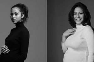 9 Potret maternity berkonsep monokrom ala selebriti, mana paling kece?