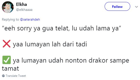 10 Obrolan 'nyindir temen suka telat' ini kocaknya nampol abis