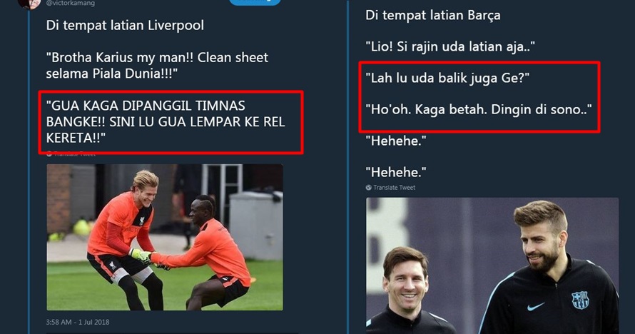 8 Imajinasi percakapan pemain yang gagal di Piala Dunia ini kocak abis