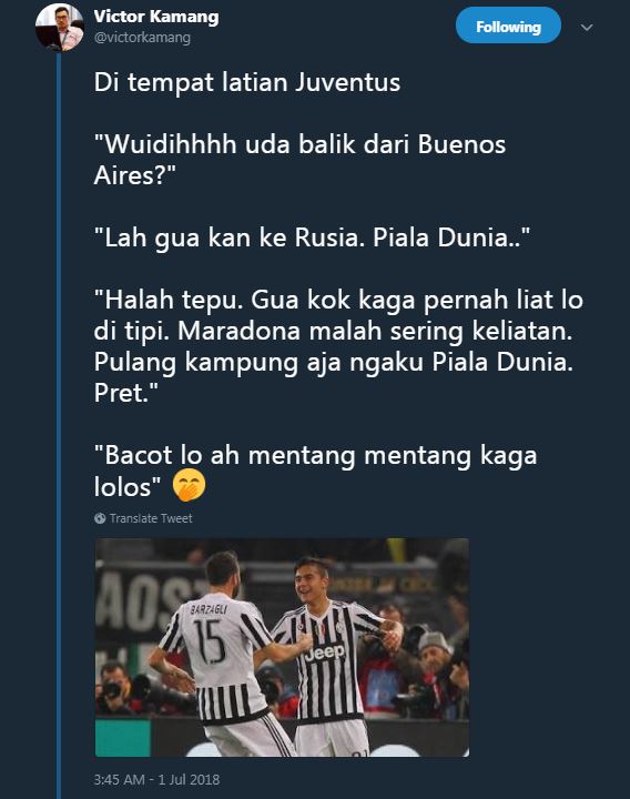 8 Imajinasi percakapan pemain yang gagal di Piala Dunia ini kocak abis