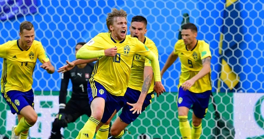 Lolos ke perempatfinal, Swedia mengakhiri penantian 24 tahun
