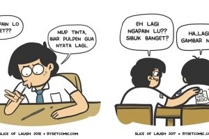 10 Komik strip kehidupan waktu sekolah ini bikin ngakak nostalgia