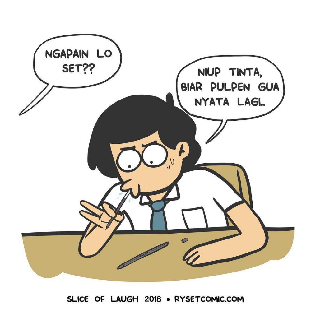 10 Komik strip kehidupan waktu sekolah ini bikin ngakak nostalgia