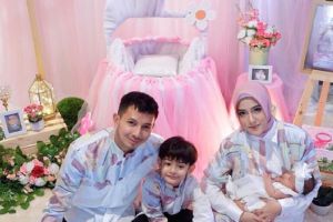 Manis serba pink, ini 8 potret akikah anak kedua Fairuz A Rafiq