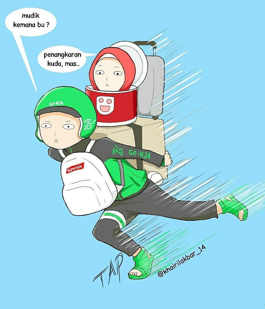 7 Pelesetan nama layanan ojek online ini kocaknya bikin pengen koprol