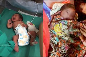 Miris, pria ini syok temukan bayi usia 2 hari di tempat tak terduga