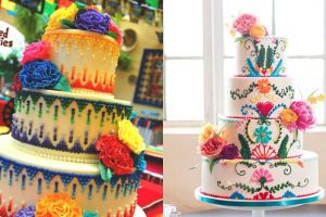 10 Kreasi cake ala bordir Meksiko ini detailnya cantik dan penuh warna