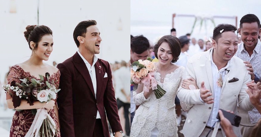 Selain Nadine-Dimas, 6 pasangan seleb ini juga nikah di pinggir pantai