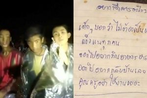 Masih terjebak dalam gua, isi surat remaja Thailand ini bikin terharu