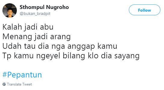 10 Pepatah berujung pantun ini kocaknya bikin baper gimana gitu