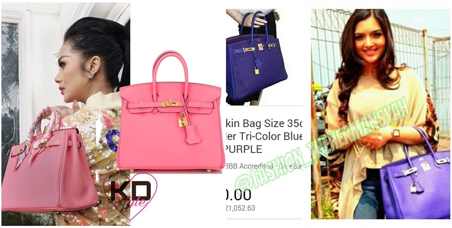 Suka pakai tas mewah, ini 6 perbandingan koleksi Ashanty & Krisdayanti