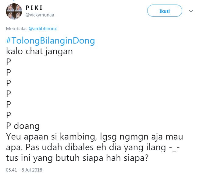 10 Cuitan 'tolongin bilangin dong' ini kocaknya bikin nyengir kesindir