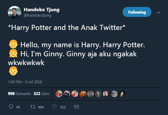 9 Cuitan lucu 'Harry Potter' ini recehnya nggak ketulungan