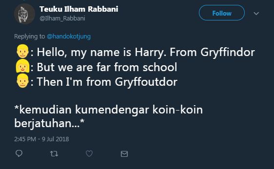 9 Cuitan lucu 'Harry Potter' ini recehnya nggak ketulungan