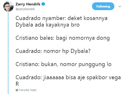 10 Chat imajinasi Ronaldo bersama para pemain bintang ini kocak pol