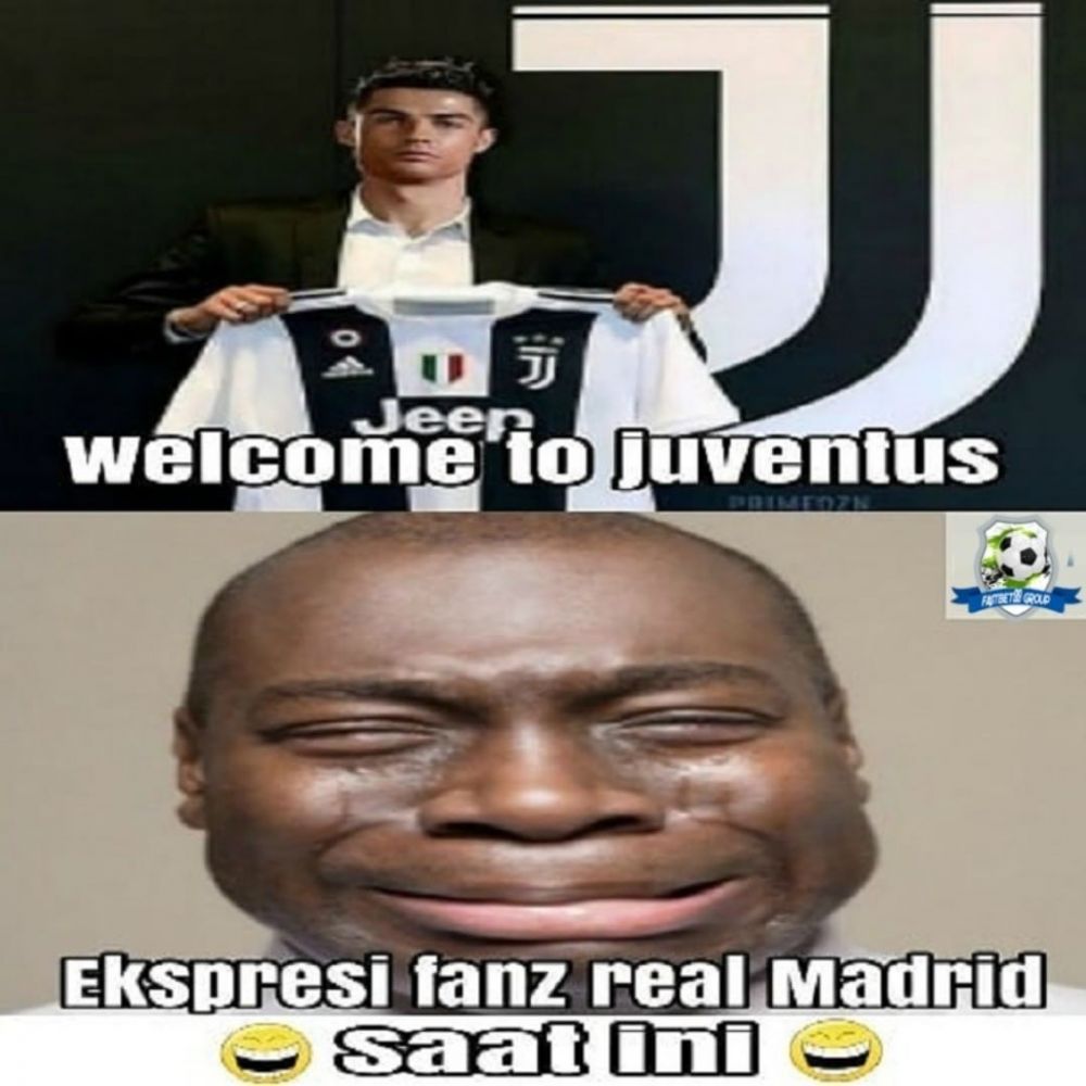 Resmi pindah ke Juventus, 10 meme CR7 ini bikin ketawa sampai pegel