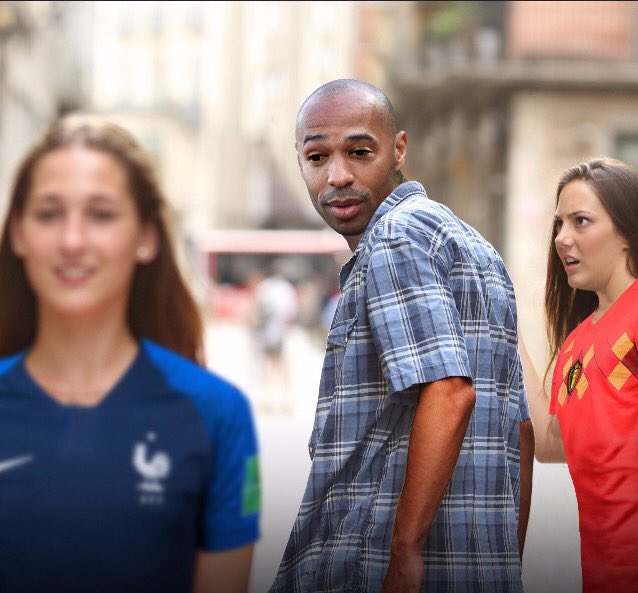 10 Meme perasaan Thierry Henry lihat Belgia kalah, kocaknya nampol