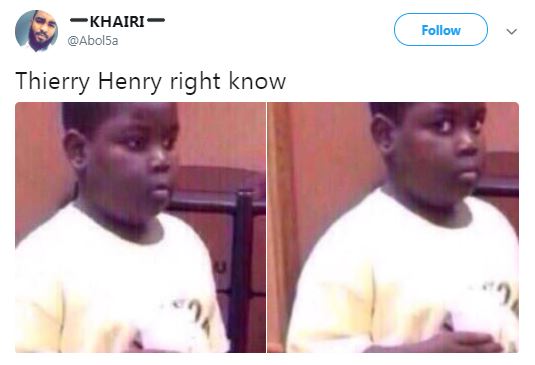 10 Meme perasaan Thierry Henry lihat Belgia kalah, kocaknya nampol