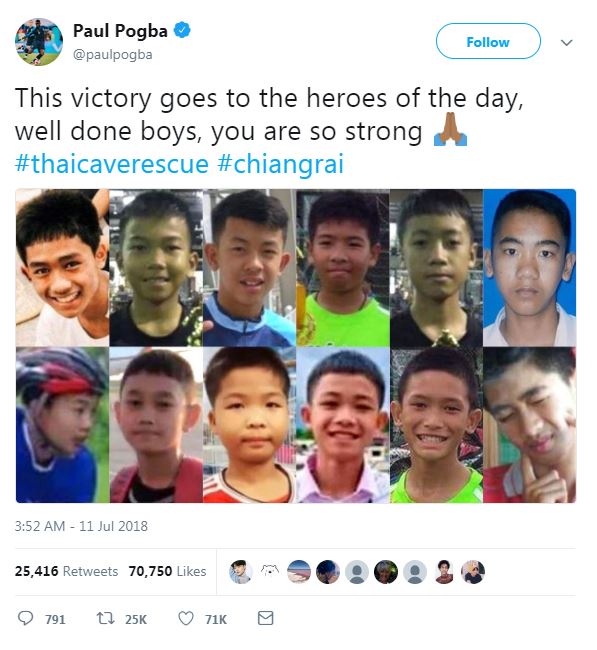 Cuitan Pogba usai Prancis lolos ke final Piala Dunia ini bikin salut