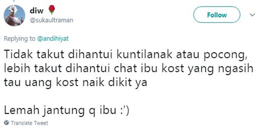 10 Cuitan 'lebih takut dihantui' ini kocaknya bikin merinding disko