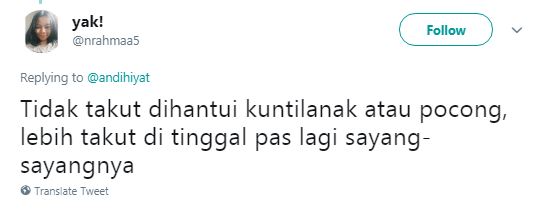 10 Cuitan 'lebih takut dihantui' ini kocaknya bikin merinding disko