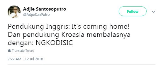 11 Cuitan tentang kekalahan Inggris ini bikin ketawa miris