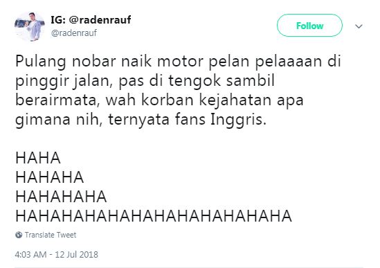 11 Cuitan tentang kekalahan Inggris ini bikin ketawa miris