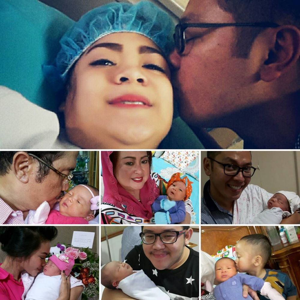 Tetap tampil cantik, 5 seleb ini sempat dandan sebelum melahirkan