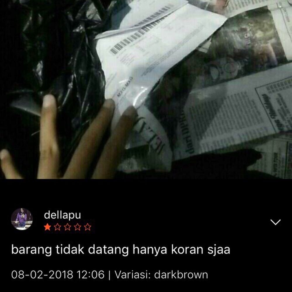 7 Alasan absurd pembeli online shop nggak kasih bintang 5, bikin kesel