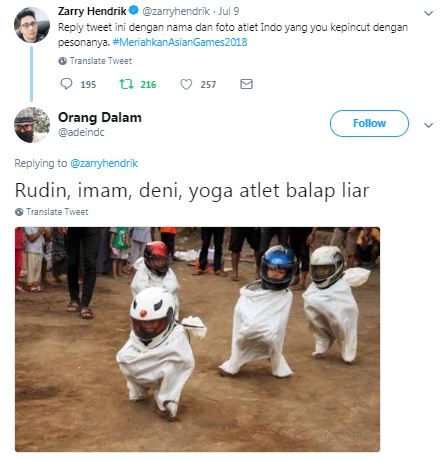 9 Pelesetan 'Atlet Asian Games' paling favorit ini bikin ngakak salto