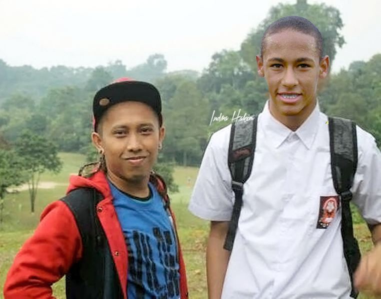 7 Editan foto pesepak bola dunia kalau sekolah di Indonesia, kocak pol