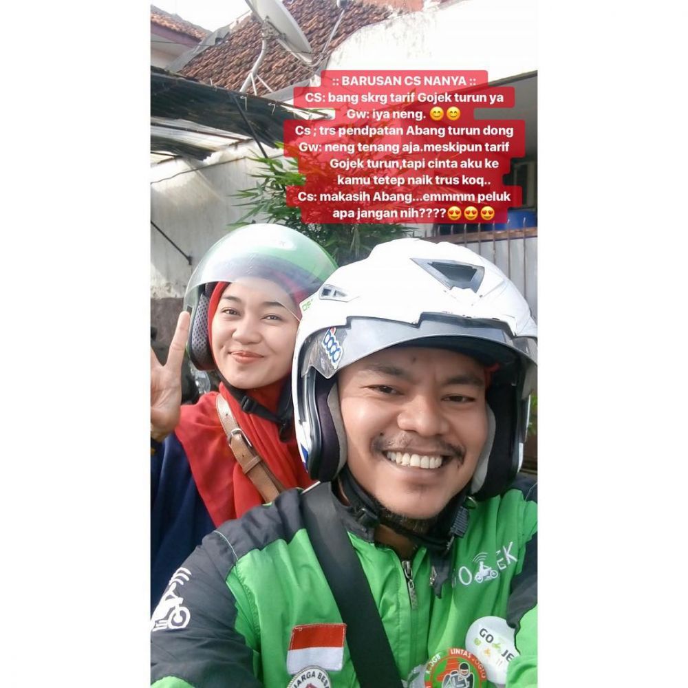 8 Aksi driver ojol gombalin & ajak selfie penumpang cantik, pede abis!