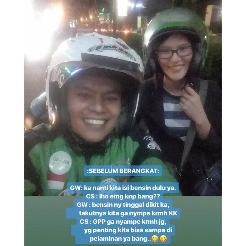 8 Aksi driver ojol gombalin & ajak selfie penumpang cantik, pede abis!