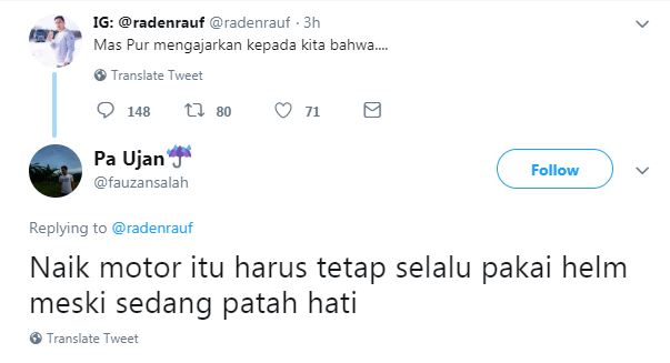 10 Cuitan hal yang bisa dipetik dari kisah Mas Pur, sedih gimana gitu