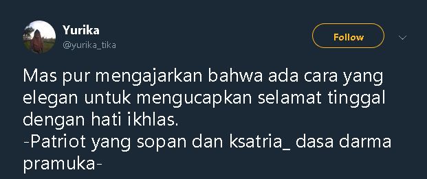 10 Ungkapan bijak 'Mas Pur Effect' ini bikin pejuang cinta makin tegar