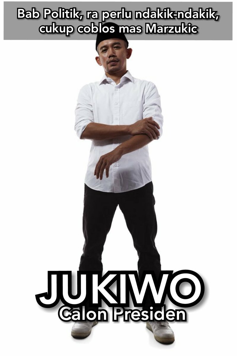 10 Editan foto 'Jukiwo maju capres' ini bikin senyummu makin lebar
