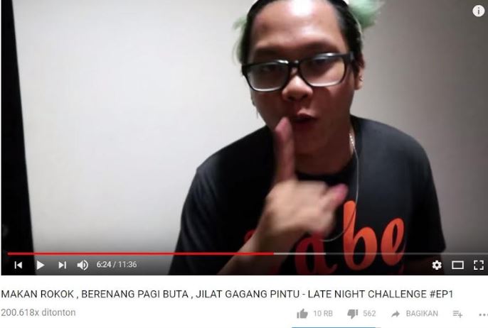 5 Konten absurd karya Ericko Lim, YouTuber yang bikin geleng kepala