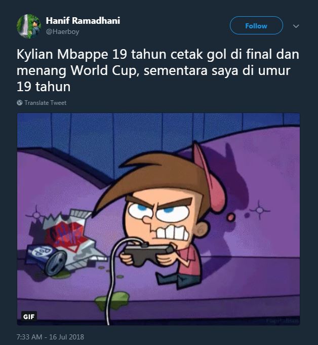 10 Cuitan kocak beda Mbappe vs anak muda zaman now ini bikin ngakak