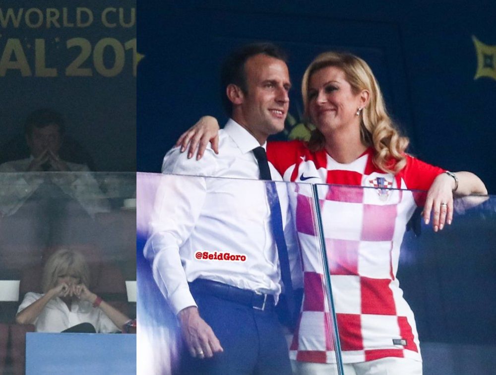 10 Momen akrab Presiden Prancis & Presiden Kroasia ini curi perhatian