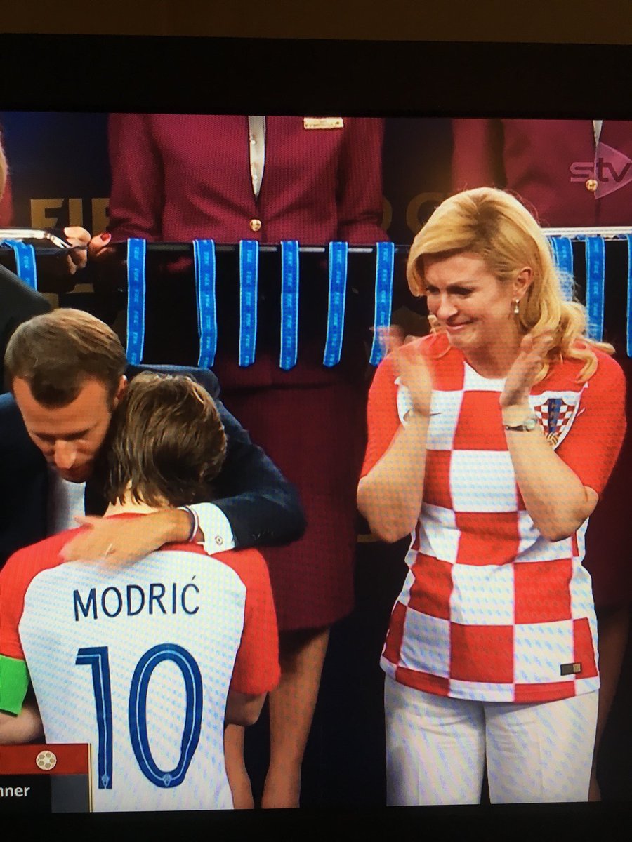 10 Momen akrab Presiden Prancis & Presiden Kroasia ini curi perhatian