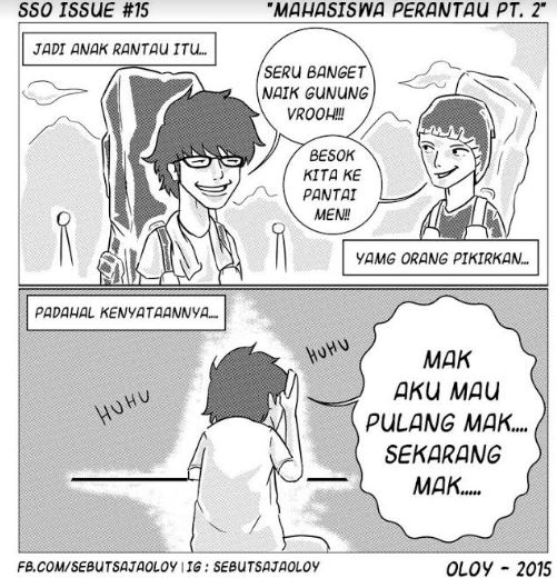 15 Komik strip 'rintihan mahasiswa' ini bikin tersenyum getir