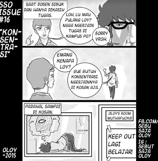 15 Komik strip 'rintihan mahasiswa' ini bikin tersenyum getir