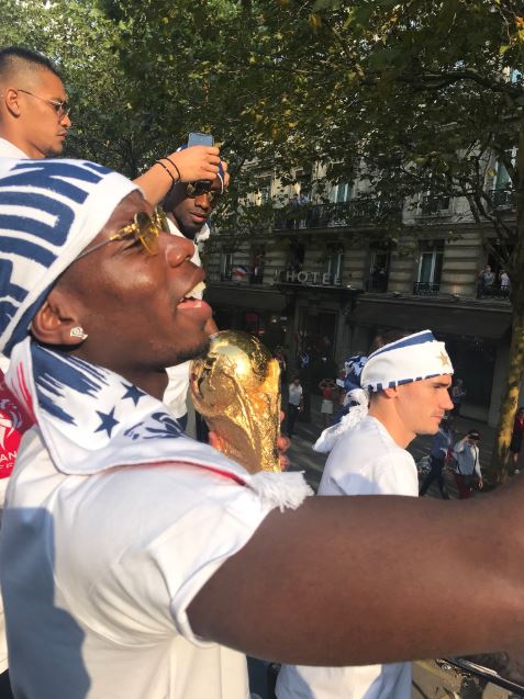 10 Potret parade Prancis juara Piala Dunia, seru dan penuh semarak