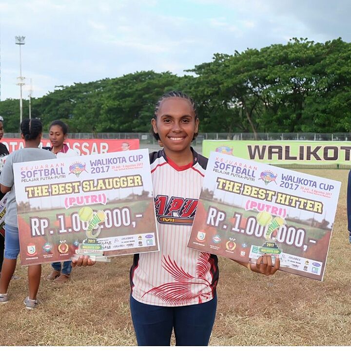 Adelaide Waromi, atlet softball Papua andalan Indonesia di Asian Games